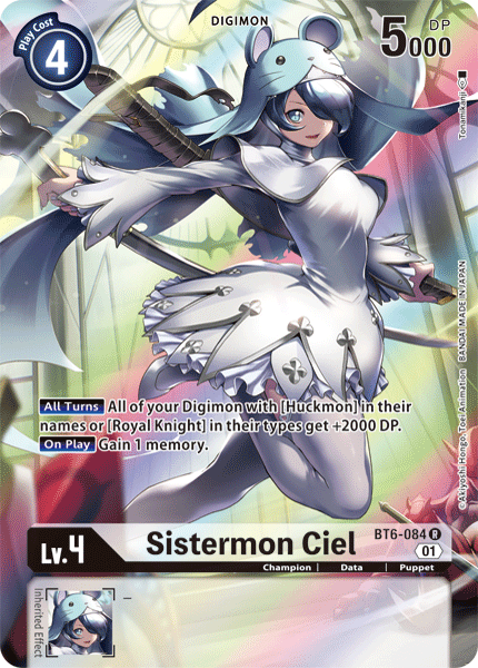BT06-084 R, Sistermon Ciel (Alternate Art)