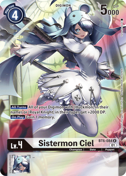 BT06-084 R, Sistermon Ciel (Alternate Art)