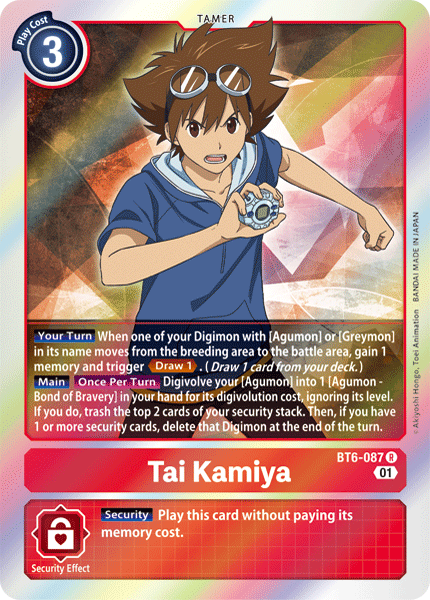 BT06-087 R, Tai Kamiya
