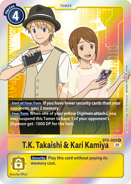 BT6-089 R, T.K. Takaishi & Kari Kamiya