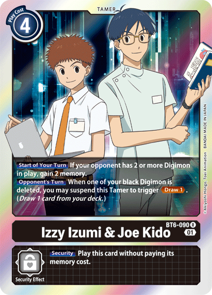 BT6-090 R, Izzy Izumi & Joe Kido