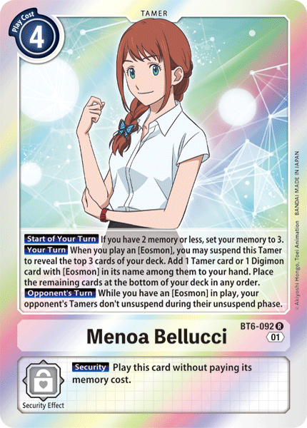 BT06-092 R, Menoa Belluci