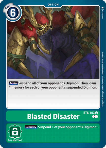 BT06-103 C, Blasted Disaster
