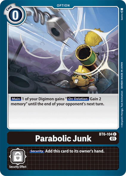 BT06-104 C, Parabolic Junk