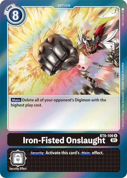 BT06-106 R, Iron-Fisted Onslaught