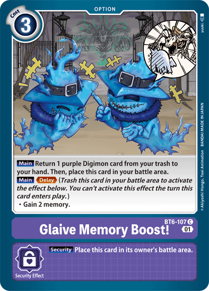 BT06-107 C, Glaive Memory Boost!