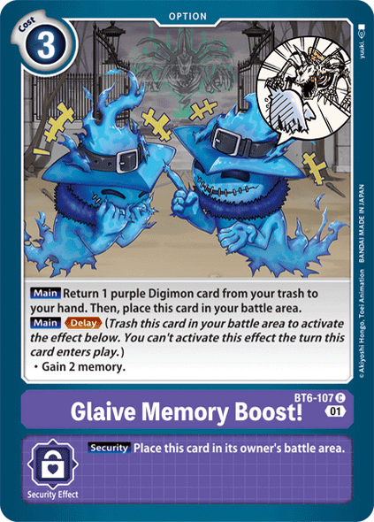 BT06-107 C, Glaive Memory Boost!