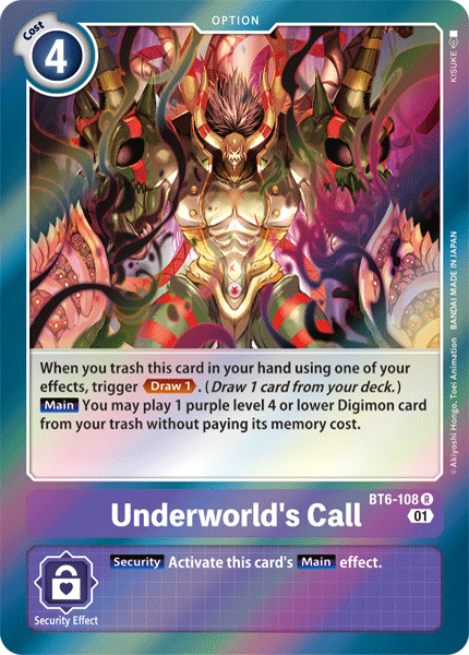 BT6-108 R, Underworld's Call