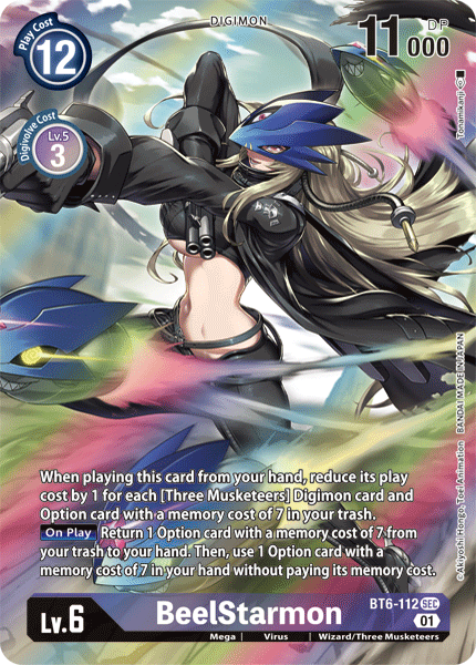 BT06-112 SEC, BeelStarmon (Alternate Art)