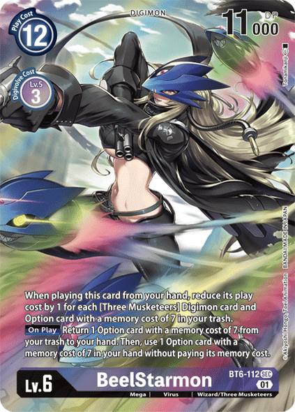 BT06-112 SEC, BeelStarmon (Alternate Art)