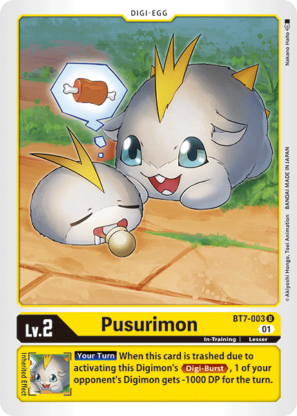 BT07-003 U, Pusurimon