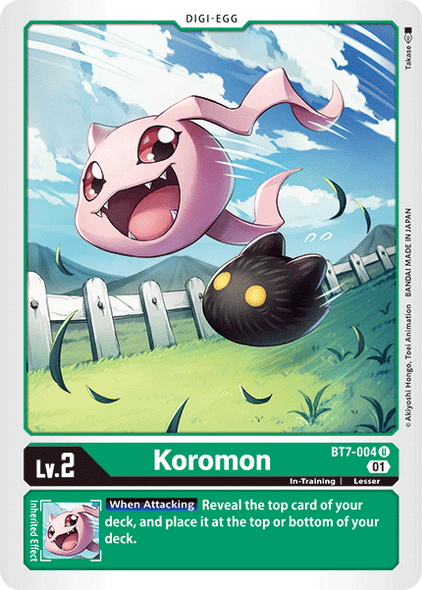BT07-004 U, Koromon