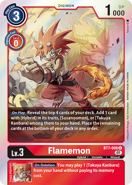 BT07-008 R, Flamemon