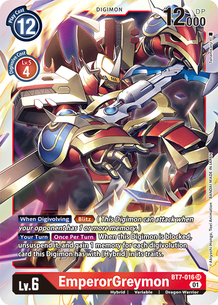 BT07-016 SR, EmperorGreymon