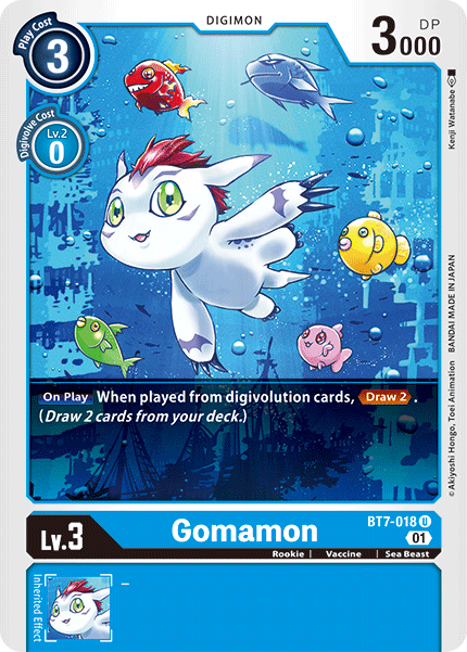 BT07-018 U, Gomamon