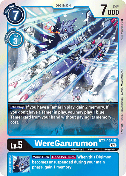 BT07-026 SR, WereGarurumon