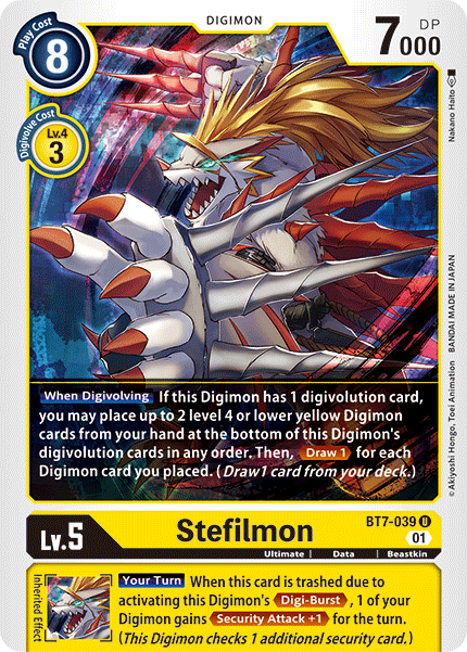 BT07-039 U, Stefilmon