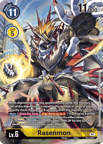 BT07-040 SR, Rasenmon (Alternate Art)