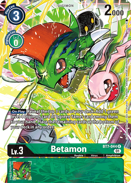 BT07-044 R, Betamon (Alternate Art)