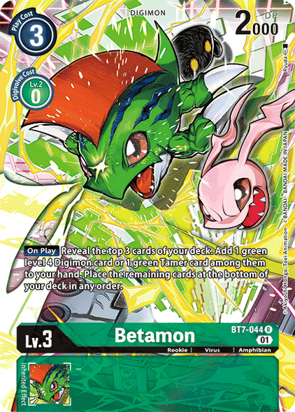 BT07-044 R, Betamon (Alternate Art)