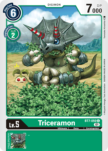 BT07-050 C, Triceramon