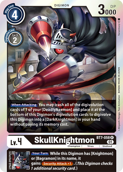 BT07-058 R, SkullKnightmon