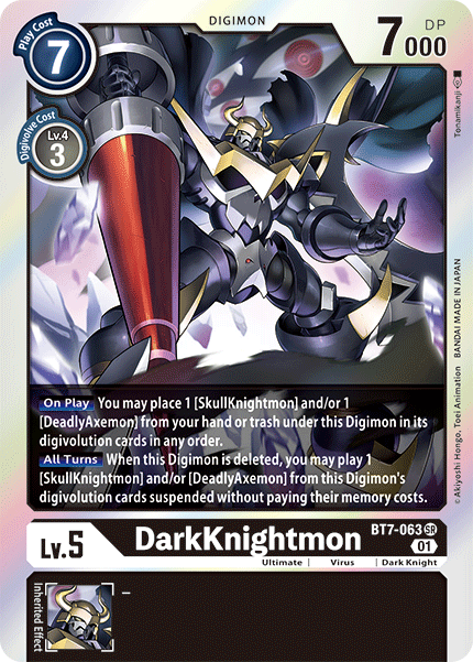BT07-063 SR, DarkKnightmon