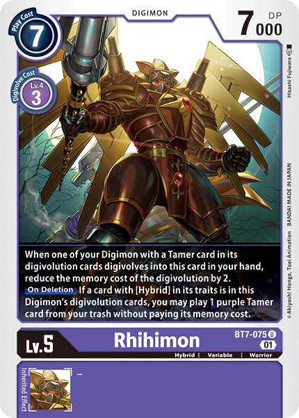 BT07-075 U, Rhihimon