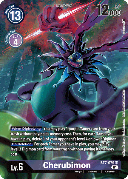 BT07-079 SR, Cherubimon (Alternate Art)