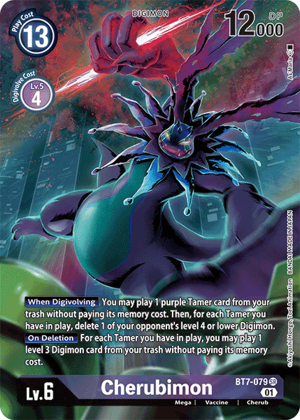 BT07-079 SR, Cherubimon (Alternate Art)