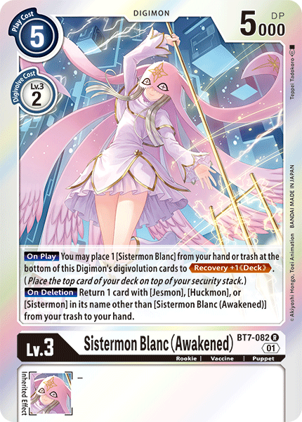 BT07-082 R, Sistermon Blanc (Awakened)