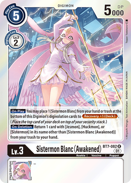 BT07-082 R, Sistermon Blanc (Awakened)