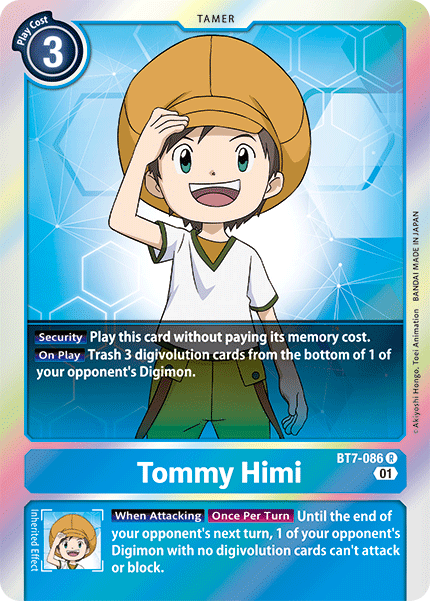 BT7-086 R, Tommy Himi
