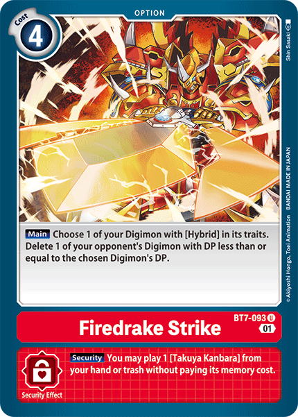 BT07-093 U, Firedrake Strike