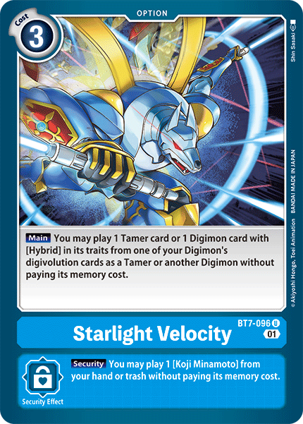 BT07-096 U, Starlight Velocity