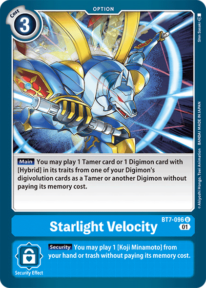 BT07-096 U, Starlight Velocity