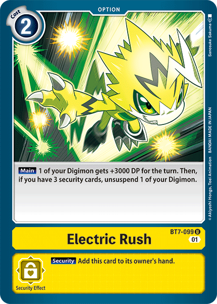 BT7-099 U, Electric Rush