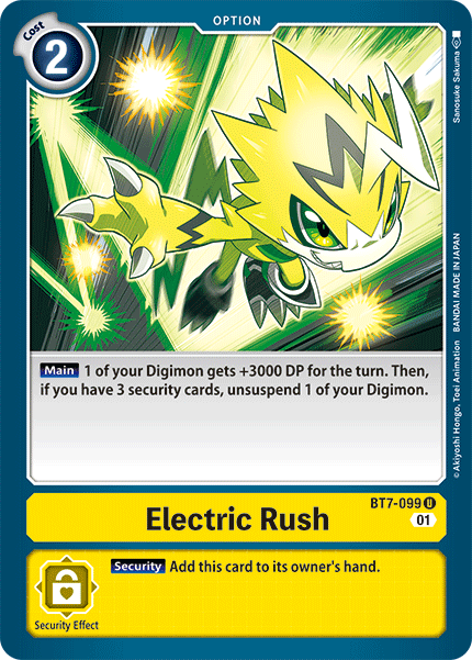 BT07-099 U, Electric Rush