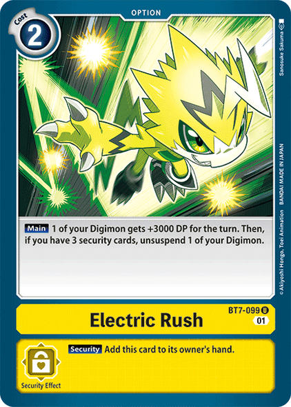 BT07-099 U, Electric Rush