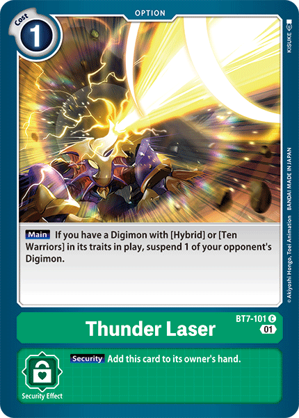 BT7-101 C, Thunder Laser