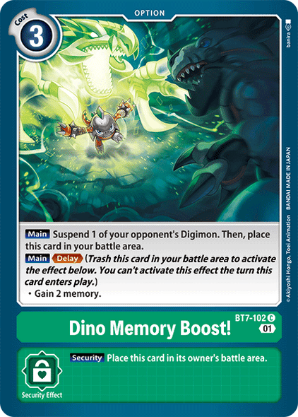 BT07-102 C, Dino Memory Boost!