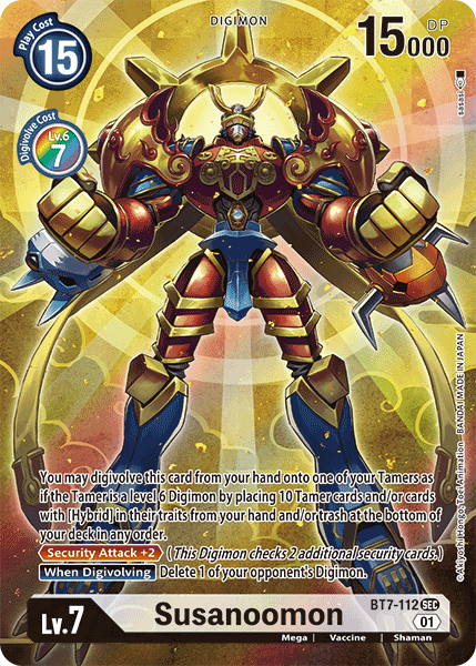 BT07-112 SEC, Susanoomon (Alternate Art)