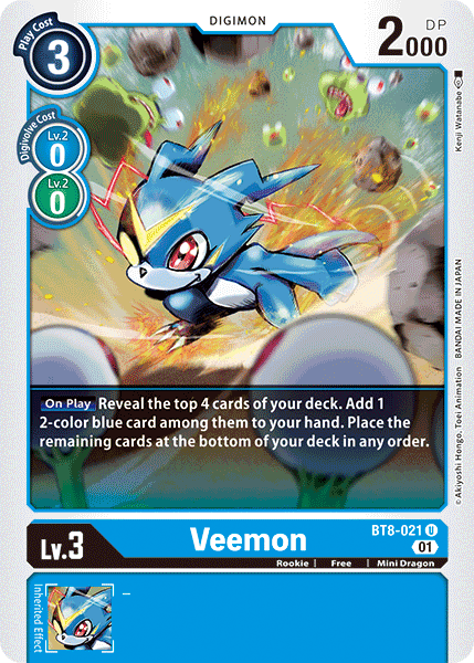 BT08-021 U, Veemon