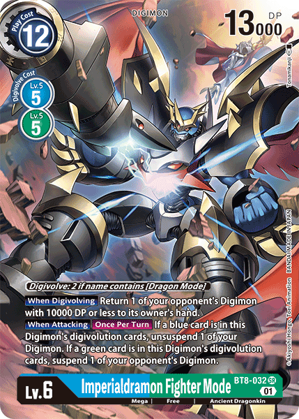 BT08-032 SR, Imperialdramon Fighter Mode (Alternate Art)
