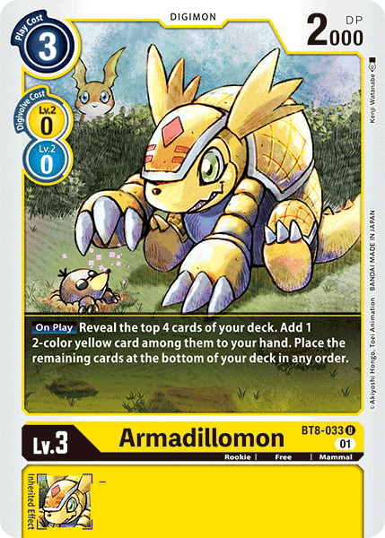 BT08-033 U, Armadillomon