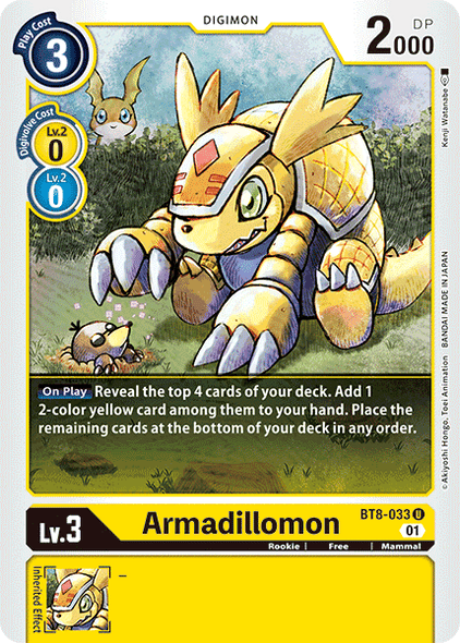 BT08-033 U, Armadillomon