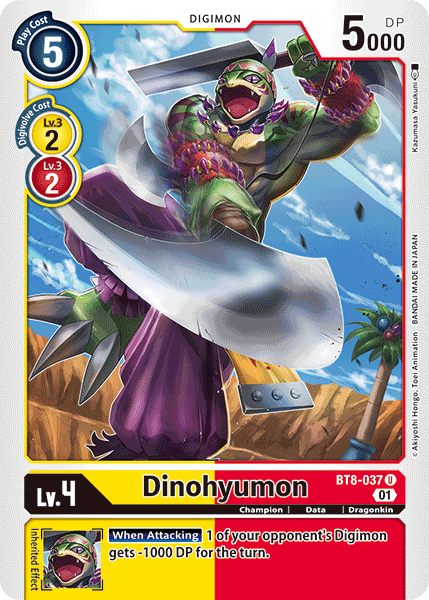 BT08-037 U, Dinohyumon