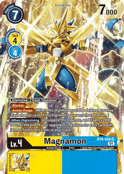 BT08-038 SR, Magnamon (Alternate Art)
