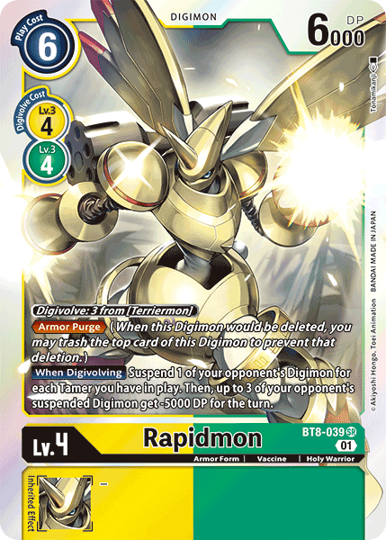 BT08-039 SR, Rapidmon