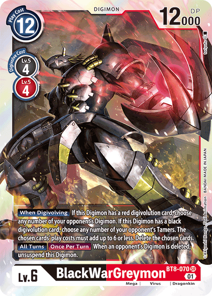 BT08-070 SR, BlackWarGreymon